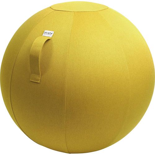 4260534591023 - VLUV LEIV Sitzball Stoffbezug in Canvas-Optik 600 - 650 mm senfgelb
