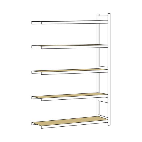4004514215666 - SCHULTE Weitspannregal mit Spanplatte Höhe 3000 mm Spannweite 2000 mm Anbauregal Tiefe 600 mm 4004514215666 - SCHULTE Weitspannregal mit Spanplatte Höhe 3000 mm Spannweite 2000 mm Anbauregal Tiefe 600 mm