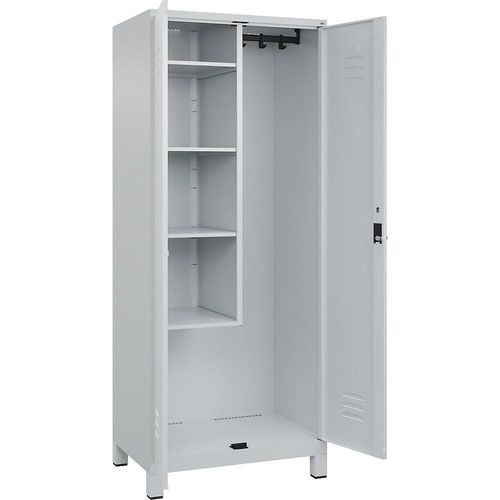 4066681625976 - Putzmittelschrank Classic Plus 080110-02-S10029 lichtgrau 800 x 500 x 1950 cm aufgebaut 4066681625976 C+P-Möbel