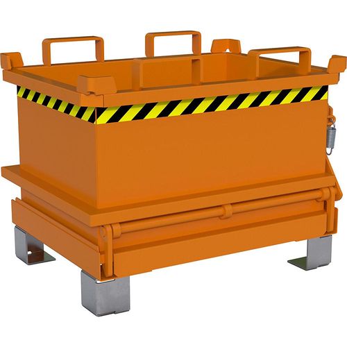4061753119575 - eurokraft pro Klappbodenbehälter Volumen 013 m³ gelborange RAL 2000