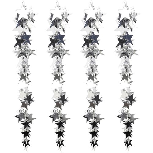 4064118970927 - Baumbehang CREATIV DECO Weihnachtsdeko Christbaumschmuck silber (silberfarben) B500cm H2200cm Kunststoff Dekohänger Weihnachtsbaumschmuck Weihnachtsanhänger Weihnachtsbaumklammer Weihnachtsbaumschleife Weihnachtsbaumspitze unzählige funkelnde Sterne 4064118970927 - Baumbehang CREATIV DECO Weihnachtsdeko Christbaumschmuck silber (silberfarben) B500cm H2200cm Kunststoff Dekohänger Weihnachtsbaumschmuck Weihnachtsanhänger Weihnachtsbaumklammer Weihnachtsbaumschleife Weihnachtsbaumspitze unzählige funkelnde Sterne