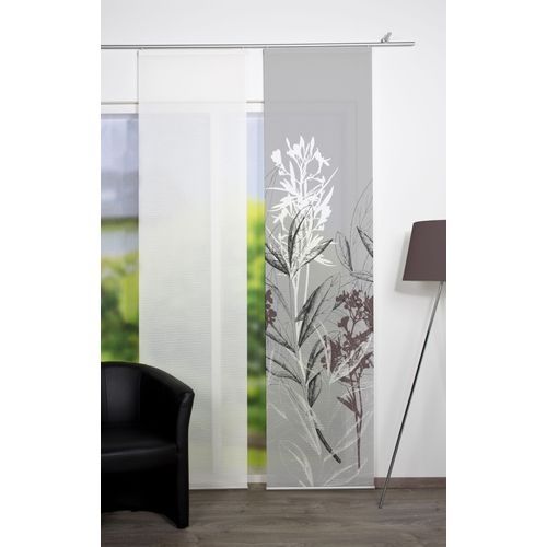 4056751291835 - Schiebegardine VISION S SEMORA Gr 1 grau B60cm H260cm Polyester Gardinen HxB 260x60 Schiebevorhang Bambusoptik Digitaldruck 4056751291835 - Schiebegardine VISION S SEMORA Gr 1 grau B60cm H260cm Polyester Gardinen HxB 260x60 Schiebevorhang Bambusoptik Digitaldruck