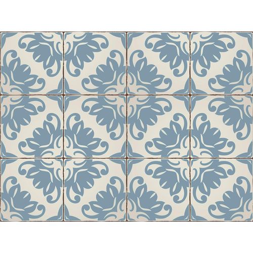 4049008951187 - Fliesenaufkleber HOME AFFAIRE Ornamente grau B15cm H15cm Fliesenaufkleber Stickerfliesen selbstklebend Sticker 12er Set