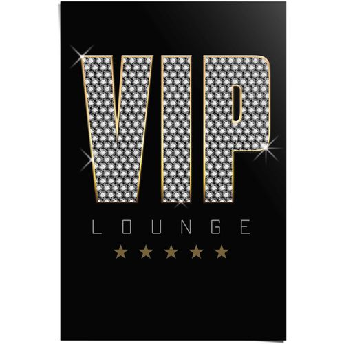 8714597314892 - Poster REINDERS Vip Lounge schwarz (farbe bild(er) schwarz) B61cm H915cm Papier Bilder