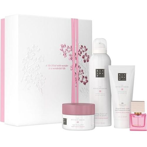 8719134202038 - RITUALS Rituale The-Ritual-Of-SakuraMedium Gift Set The Ritual of Sakura Body Cream 100 ml + The Ritual of Sakura Body Scrub 125 gr + The Ritual of Sakura Foaming Shower Gel 200 ml + Rêve de Hanami 15 ml 1 Stk (3590 €   1 Stk)