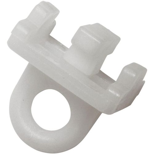 4003018048060 - Feststeller Zwischenfeststeller Gr 1 weiß 6 Stk Gardinenbefestigungen Serie Aluminiumschiene 13 mm