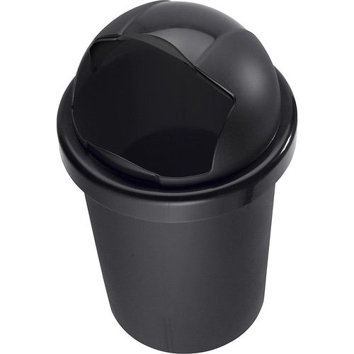 7610859152534 - Abfalleimer Roll Bob Volumen 30 l ab 2 Stk schwarz mit Deckel rothopro
