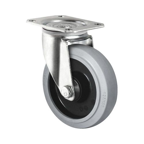 4260390225186 - Elastik-Reifen auf PA-Felge Rad-Ø x Breite 100 x 35 mm Lenkrolle kaiserkraft 4260390225186 - Elastik-Reifen auf PA-Felge Rad-Ø x Breite 100 x 35 mm Lenkrolle kaiserkraft