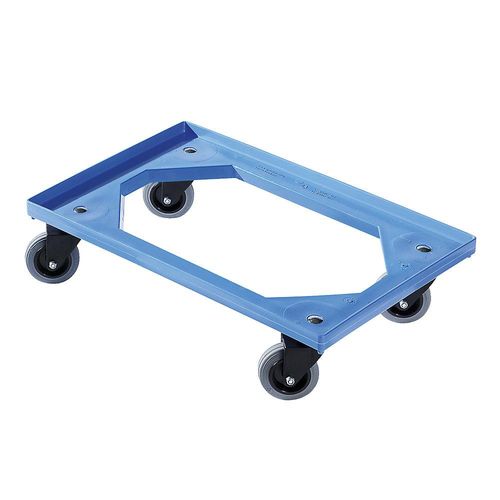 4260283050024 - Kunststoff-Fahrgestell für Euroformat 600 x 400 mm Vollgummi-Räder ab 5 Stk kaiserkraft 4260283050024 - Kunststoff-Fahrgestell für Euroformat 600 x 400 mm Vollgummi-Räder ab 5 Stk kaiserkraft