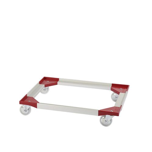 5711471128296 - Aluminium-Fahrgestell 810 x 610 mm Polypropylenräder ab 5 Stk kaiserkraft