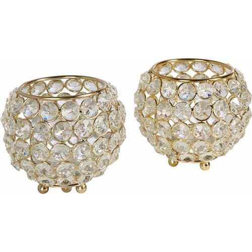 4260596726487 - Teelichthalter HOME AFFAIRE Kristall Kerzenhalter Gr H 9 cm goldfarben Teelichthalter Weihnachtsdekoration Windlichter Laternen Kerzenhalter 4260596726487 - Teelichthalter HOME AFFAIRE Kristall Kerzenhalter Gr H 9 cm goldfarben Teelichthalter Weihnachtsdekoration Windlichter Laternen Kerzenhalter