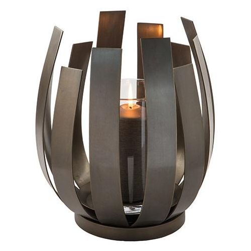 4042911461118 - Windlicht FINK ORFEA Weihnachtsdeko Kerzenhalter Gr H 30 cm braun (antik bronzefarben) Laternen Windlichter Kerzenhalter aus Edelstahl inkl Glaszylinder verspielt und gradlinig 4042911461118 - Windlicht FINK ORFEA Weihnachtsdeko Kerzenhalter Gr H 30 cm braun (antik bronzefarben) Laternen Windlichter Kerzenhalter aus Edelstahl inkl Glaszylinder verspielt und gradlinig