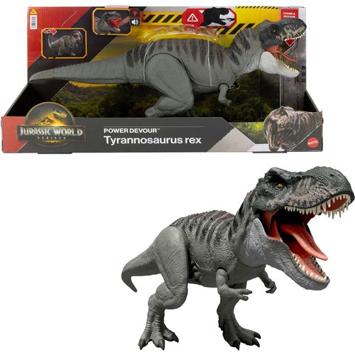 0194735270644 - Jurassic World Rebirth Power Devour Tyrannosaurus Rex Spielfigur