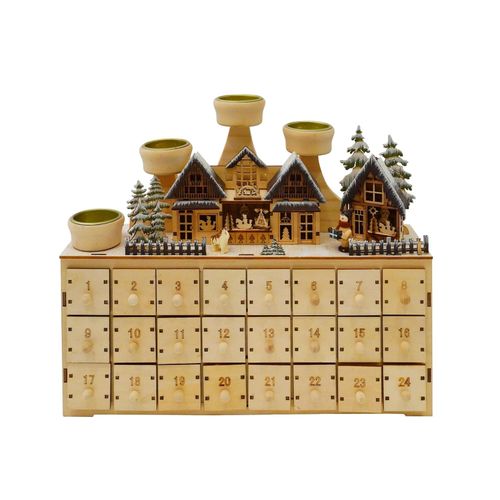 4255701917225 - Adventskalender Weihnachtsmarkt zum Befüllen