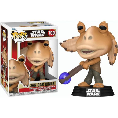 0889698760171 - Vinyl-Sammelfigur Star Wars La Menace fantôme Anniversary POP! Jar Jar Binks w  Booma Balls I