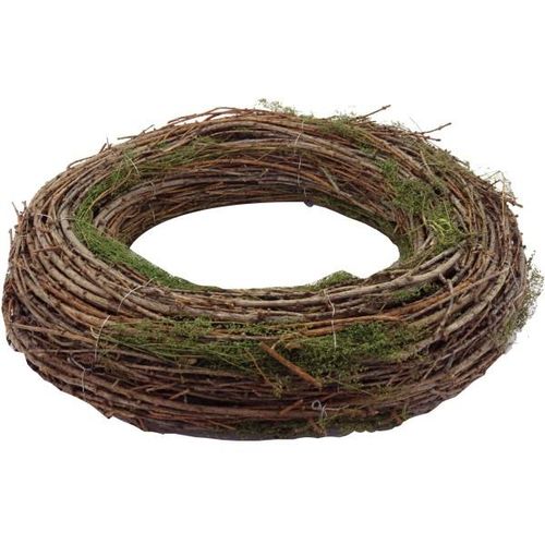 4036812130938 - Deko Rebenkranz mit Artemisia 48 cm Moos Kranz Rebenschnitt Holz 4036812130938 - Deko Rebenkranz mit Artemisia 48 cm Moos Kranz Rebenschnitt Holz