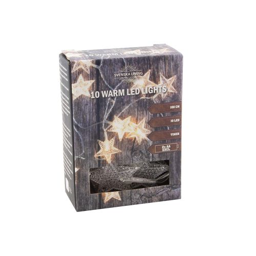 8712442102021 - Lichterkette LED STARS (L 20 cm)