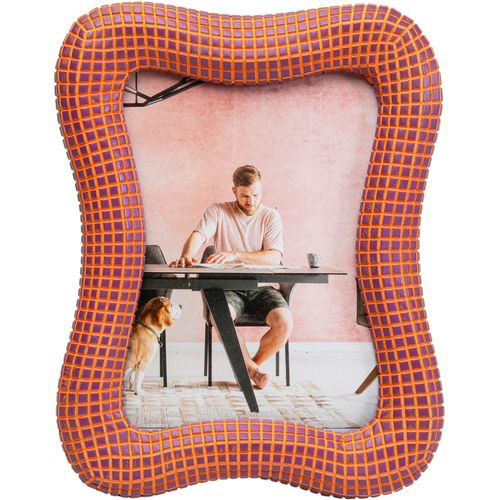 4025621561804 - Einzelrahmen DESIGN Bilderrahmen Wavy Orange 18x23cm orange Bilderrahmen