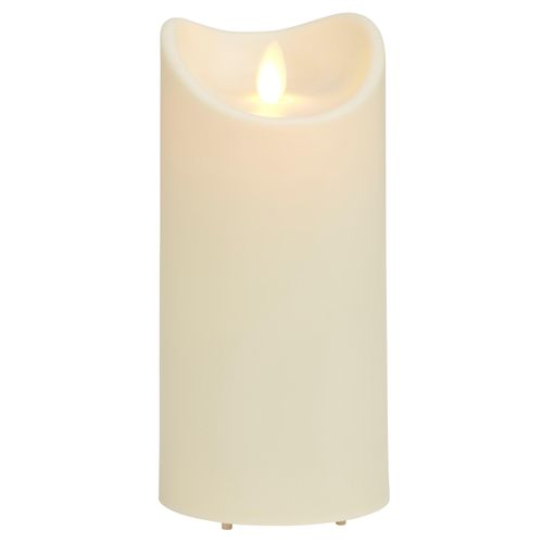 4028998035015 - IC HOME LED Dekolicht LED-Kerze für aussen Weihnachtsdeko beige (cremefarben) Ø 89cm H 192cm 1 Stk Leuchten mit beweglicher Flamme Ø ca 89 cm LED-Outdoor Kerze