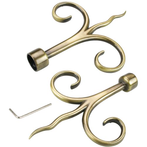 4016318078552 - Gardinenstangen-Endstück Diana gold (messingfarben antik) B102cm H137cm L137cm Ø16cm Gardinenstangenendstücke für Gardinenstangen Ø 16 mm 4016318078552 - Gardinenstangen-Endstück Diana gold (messingfarben antik) B102cm H137cm L137cm Ø16cm Gardinenstangenendstücke für Gardinenstangen Ø 16 mm