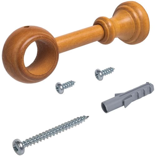 4016318034763 - Träger Thüringen Gr 1 braun (kirschbaum) L125cm Gardinenstangenhalterungen für Gardinenstangen Ø 28 mm 4016318034763 - Träger Thüringen Gr 1 braun (kirschbaum) L125cm Gardinenstangenhalterungen für Gardinenstangen Ø 28 mm