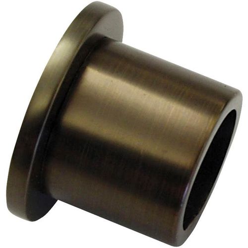 4003018280453 - Wandbefestigung Nischenträger für Gardinenstangen braun (bronzefarben) B2cm L4cm Gardinenstangenhalterungen Serie Einzelprogramm Chicago Ø 20 mm