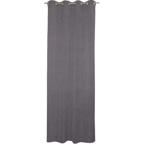 4005414448611 - Vorhang ESPRIT Square Gardinen Gr 250 cm Ösen 140 cm grau (anthrazit) Ösen Gardine blickdicht