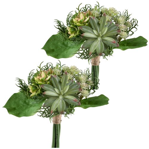 4064118242475 - Kunstpflanze CREATIV GREEN Sukkulenten-Bouquet grün (grünrosa) H24cm Kunststoff Kunstpflanzen mit grünrosa Farbgebung 4064118242475 - Kunstpflanze CREATIV GREEN Sukkulenten-Bouquet grün (grünrosa) H24cm Kunststoff Kunstpflanzen mit grünrosa Farbgebung