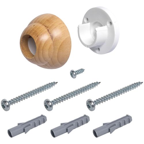 4016318002175 - Wandträger Thüringen beige (natur) Ø28cm Gardinenstangenhalterungen für Gardinenstangen Ø 28 mm 4016318002175 - Wandträger Thüringen beige (natur) Ø28cm Gardinenstangenhalterungen für Gardinenstangen Ø 28 mm