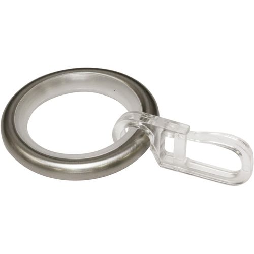 4003018245636 - Gardinenring Memphis Gardinenbefestigungen Gr 10 St silberfarben (edelstahlfarben) Gardinenringe Serie Einzelprogramm Memphis Ø 16 mm