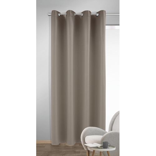 4005241847847 - Vorhang Mia Gr 1 braun (mud) B140cm H245cm Polyester Gardinen Fertigschal