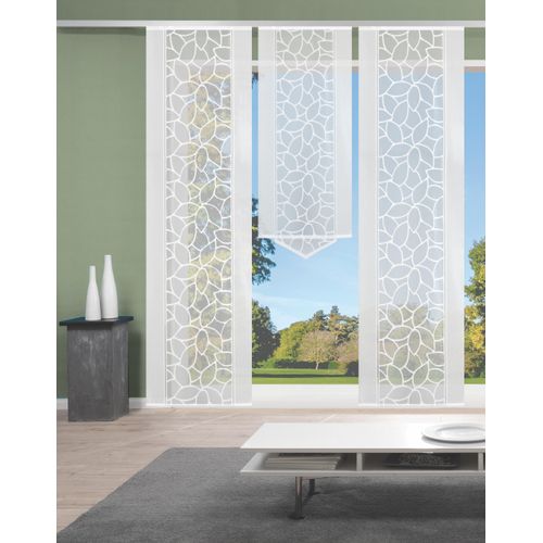 4056751278546 - Schiebegardine HOME WOHNIDEEN JENNA Gr 1 weiß B57cm H225cm Polyester Gardinen Schiebevorhang Jacquard Set 4056751278546 - Schiebegardine HOME WOHNIDEEN JENNA Gr 1 weiß B57cm H225cm Polyester Gardinen Schiebevorhang Jacquard Set