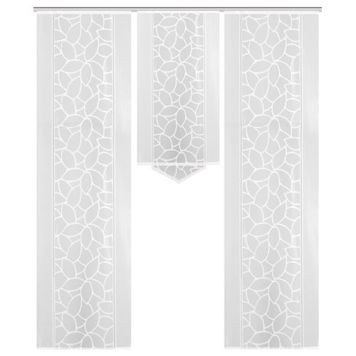 4056751278515 - Schiebegardine HOME WOHNIDEEN JENNA Gr 1 weiß B57cm H225cm Polyester Gardinen Schiebevorhang Jacquard Set 4056751278515 - Schiebegardine HOME WOHNIDEEN JENNA Gr 1 weiß B57cm H225cm Polyester Gardinen Schiebevorhang Jacquard Set