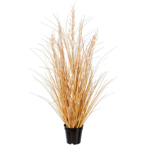 4064118137382 - Kunstgras CREATIV GREEN Grasbusch Carex beige (natur) H89cm Obermaterial 100% Polyethylen Kunstpflanzen