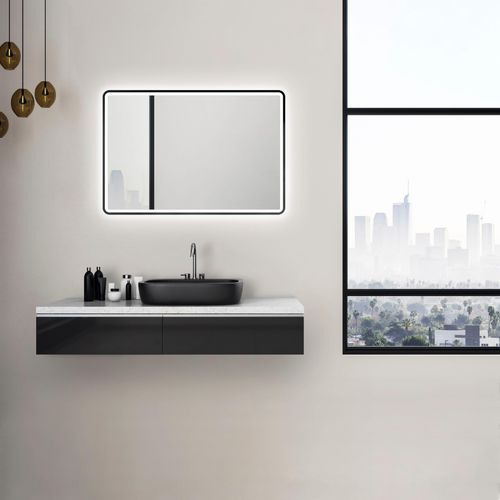 4250312119624 - Black Moon Badspiegel mit Beleuchtung � led Badezimmerspiegel 80x60 cm � led Spiegel mit umlaufenden Raumlicht � Spiegel mit Lichtfarbe neutralwei� � 4250312119624 - Black Moon Badspiegel mit Beleuchtung � led Badezimmerspiegel 80x60 cm � led Spiegel mit umlaufenden Raumlicht � Spiegel mit Lichtfarbe neutralwei� �