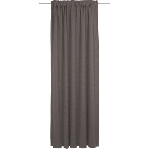 4004567313111 - Vorhang ADAM Uni Collection Gr 1 braun (dunkelbraun) B142cm H145cm Jacquard Baumwolle (Bio-Baumwolle) Gardinen Blickdichter aus 100% Bio-Baumwolle