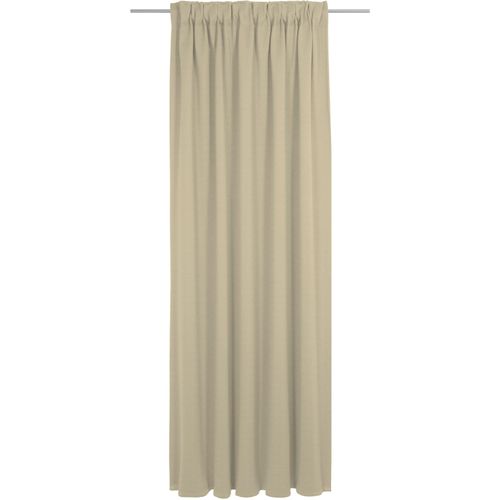 4004567312398 - Vorhang ADAM Uni Collection Gr 1 beige B142cm H145cm Jacquard Baumwolle (Bio-Baumwolle) Gardinen Blickdichter aus 100% Bio-Baumwolle