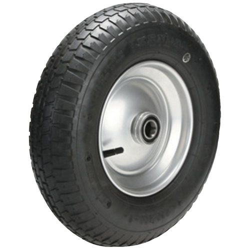 4061753298621 - Luftreifen Stahlblechfelge Blockprofil Rad-Ø x Breite 400 x 100 mm Kugellager kaiserkraft