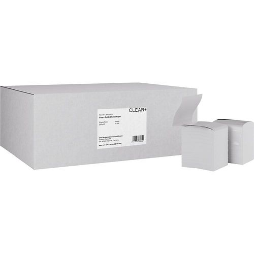 4049657038635 - CWS Toilettenpapier einzeln Clear+ 2-lagig VE 40 Stk hellgrau 4049657038635 - CWS Toilettenpapier einzeln Clear+ 2-lagig VE 40 Stk hellgrau