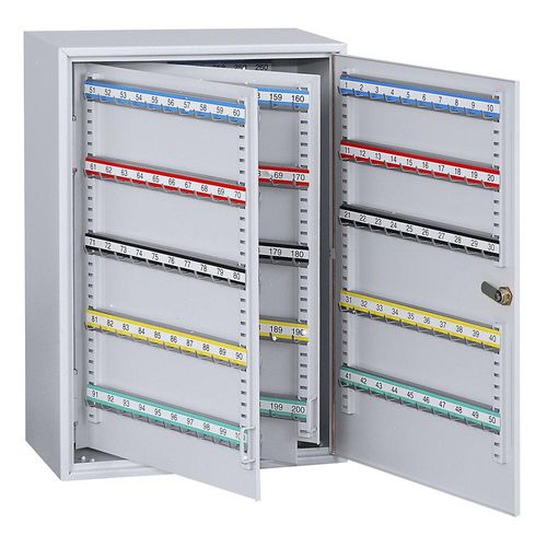 5901468301584 - Schlüsselschrank 300 Haken HxBxT 550 x 380 x 205 mm weißaluminium kaiserkraft 5901468301584 - Schlüsselschrank 300 Haken HxBxT 550 x 380 x 205 mm weißaluminium kaiserkraft