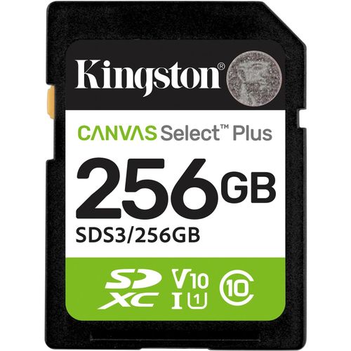 0740617348316 - Canvas Select Plus Gen3 SDXC - 150MB s - 256GB 0740617348316 - Canvas Select Plus Gen3 SDXC - 150MB s - 256GB