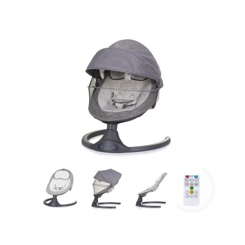 3800931058906 - Babywippe Brida Fernbedienung Moskitonetz Kissen Plüschtiere Timer grau 3800931058906 - Babywippe Brida Fernbedienung Moskitonetz Kissen Plüschtiere Timer grau