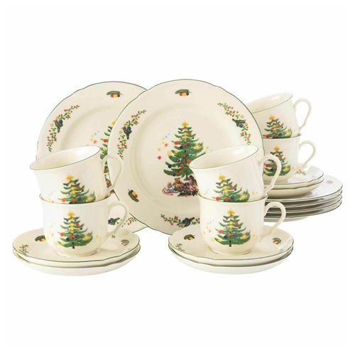 4003106984447 - Kaffeeservice SELTMANN WEIDEN Geschirr-Set Service Marie-Luise Advent Weihnachten Geschirr-Sets Gr 18 tlg bunt (elfenbeinfarben bunt) Geschirr-Sets für 6 Personen Made in Germany 18 Teile 4003106984447 - Kaffeeservice SELTMANN WEIDEN Geschirr-Set Service Marie-Luise Advent Weihnachten Geschirr-Sets Gr 18 tlg bunt (elfenbeinfarben bunt) Geschirr-Sets für 6 Personen Made in Germany 18 Teile