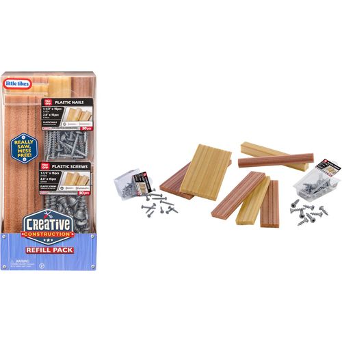 0050743643927 - Little Tikes Creative Construction - Holz Nägel und Schraubenset Kinderwerkzeug 0050743643927 - Little Tikes Creative Construction - Holz Nägel und Schraubenset Kinderwerkzeug