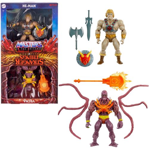 0194735208692 - Masters of the Universe Origins Stranger Things Doppelpack He-Man und Vecna Spielfigur