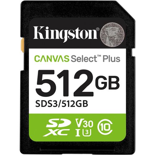 0740617348347 - Canvas Select Plus Gen3 SDXC - 150MB s - 512GB 0740617348347 - Canvas Select Plus Gen3 SDXC - 150MB s - 512GB