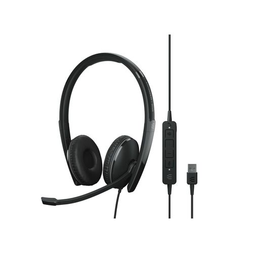 5714708000204 - EPOS EPOS - SENNHEISER Telefon On Ear Headset kabelgebunden Stereo Schwarz Noise Cancelling Lautstärkeregelung Mikrofon-Stummschaltung 5714708000204 - EPOS EPOS - SENNHEISER Telefon On Ear Headset kabelgebunden Stereo Schwarz Noise Cancelling Lautstärkeregelung Mikrofon-Stummschaltung
