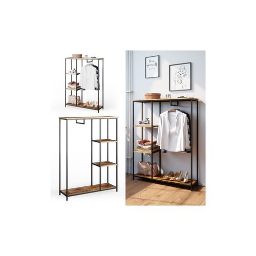 4251421950511 - Kleiderschrank Garderobenschrank Fyrk Schlafzimmerschrank Kleiderstange