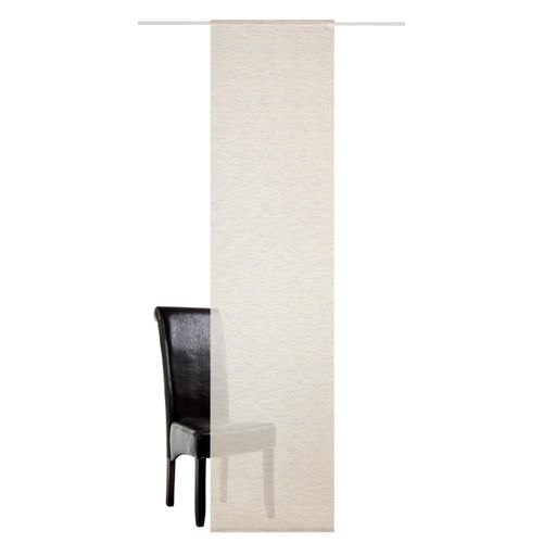 4006470450969 - Schiebegardine HEINE HOME Gardinen Gr 245 cm Paneelwagen 60 cm beige (natur) Schiebegardinen halbtransparent