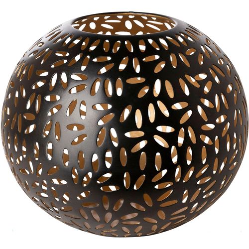 4042911463020 - Windlicht FINK DARIA Kerzenhalter Gr H 20 cm schwarz Windlichter Laternen Kerzenhalter aus Eisen pulverbeschichtet mit Cut-Outs 4042911463020 - Windlicht FINK DARIA Kerzenhalter Gr H 20 cm schwarz Windlichter Laternen Kerzenhalter aus Eisen pulverbeschichtet mit Cut-Outs
